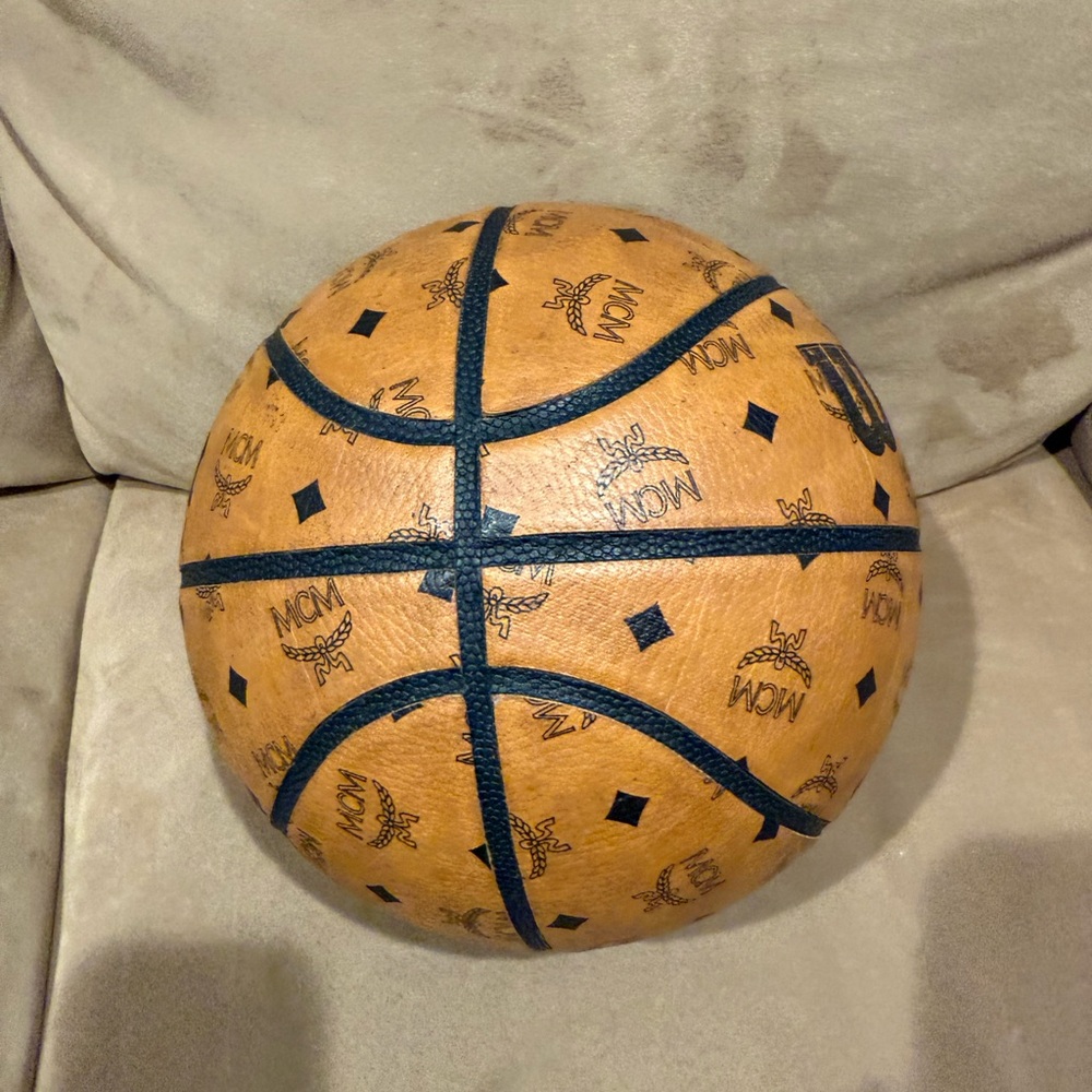 Limited Edition Wilson x MCM Designer Basketball - Picture 3 of 6
